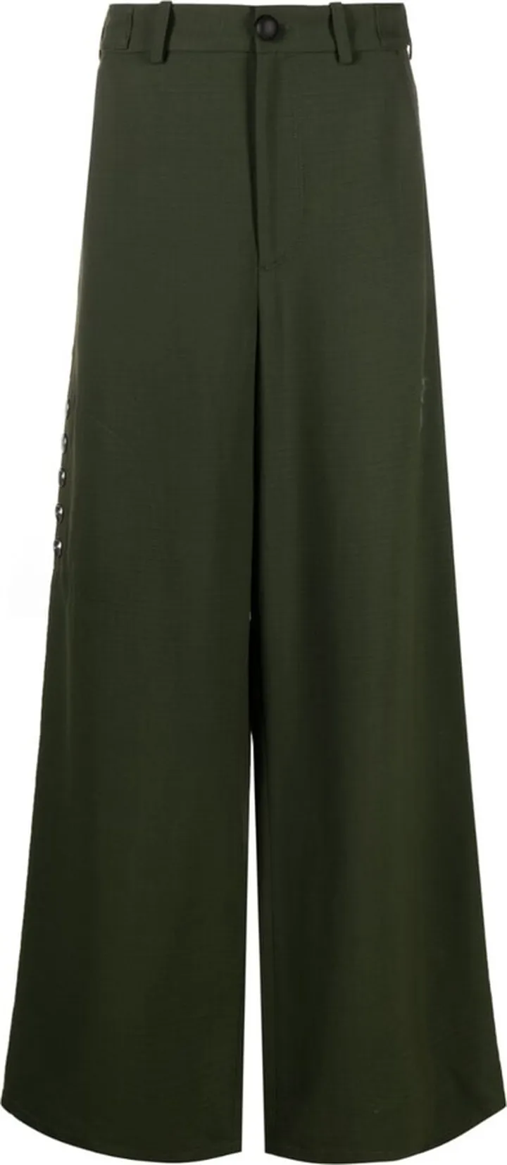 High-Waist Wide-Leg Trousers