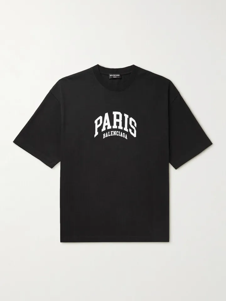 Printed Cotton-Jersey T-Shirt
