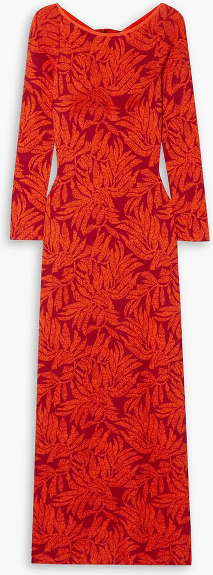 Manhattan Solstice cutout printed Pima cotton maxi dress