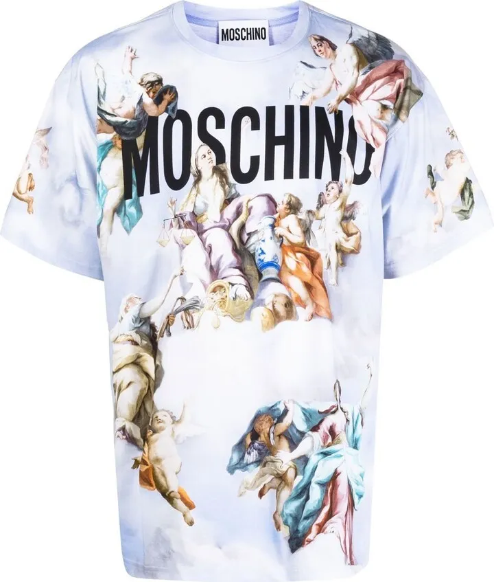 graphic-print crew-neck T-shirt
