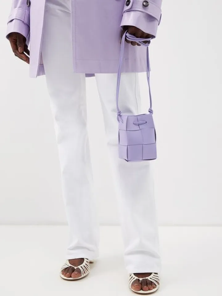 Cassette Mini Intrecciato-leather Bucket Bag