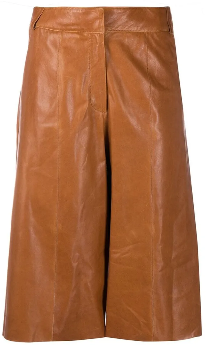 High Rise Cropped Trousers