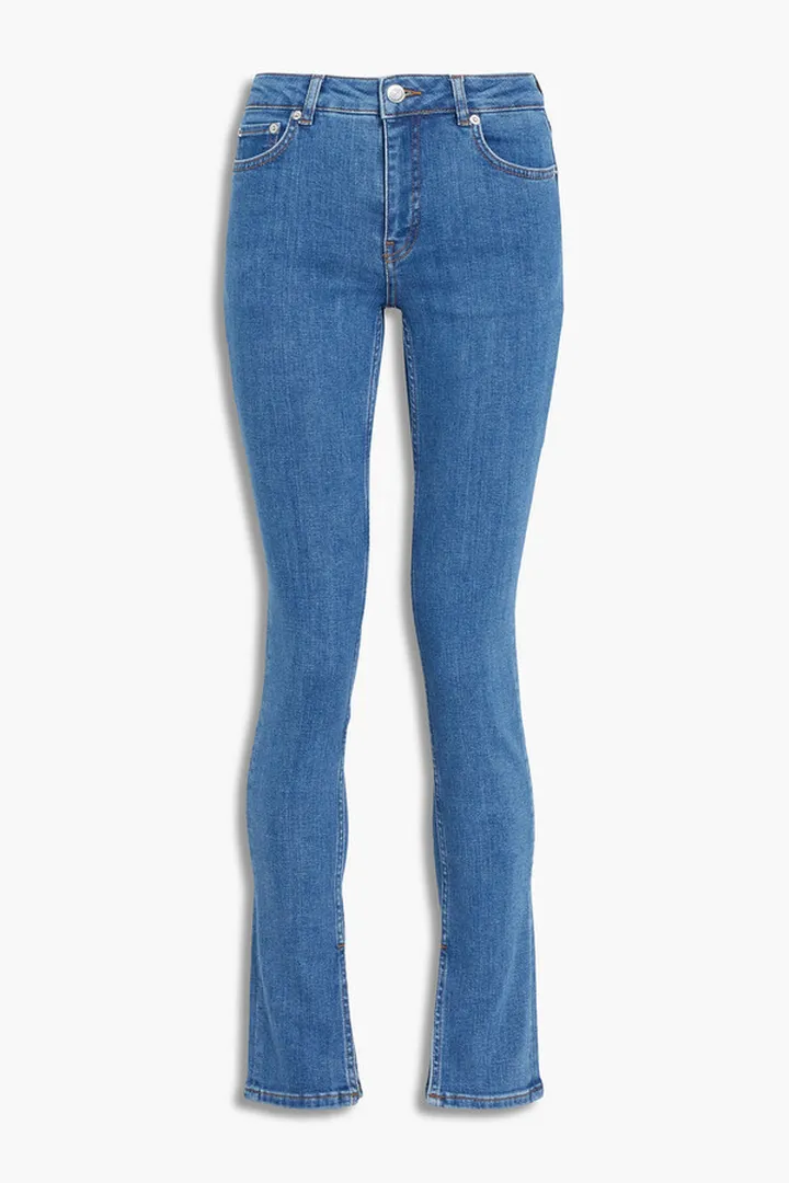 Mid-rise skinny jeans