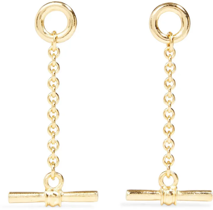 Gold-tone earrings