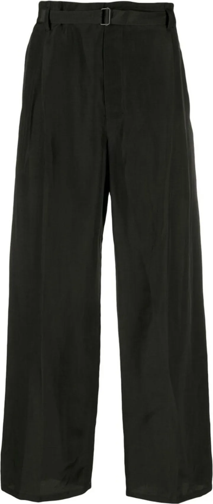 Belted Cotton Trousers