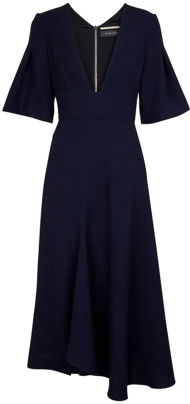 Botez wool crepe midi dress