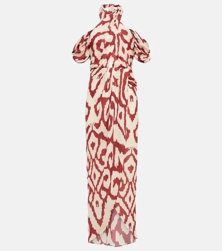 Joy In The Air silk maxi dress