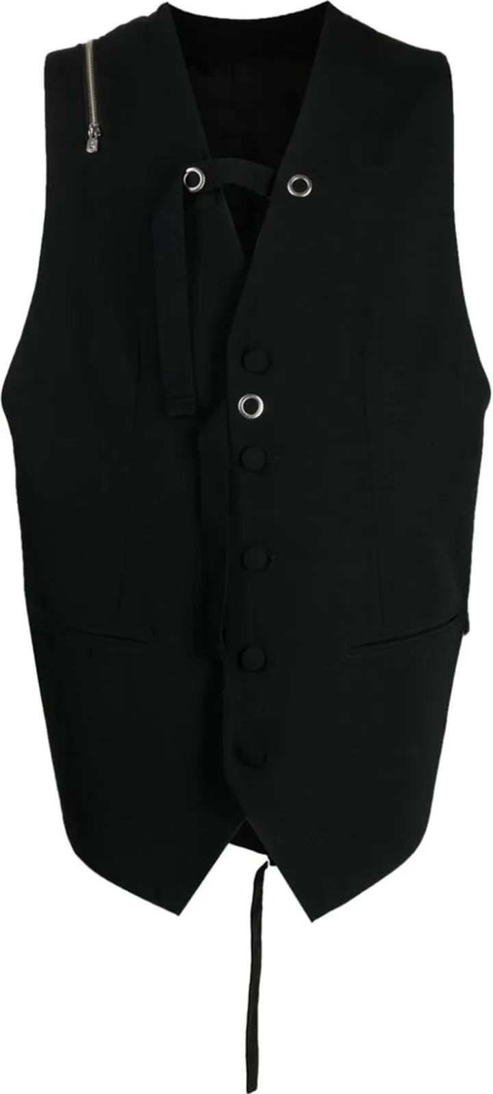 Eyelet-Detail Waistcoat