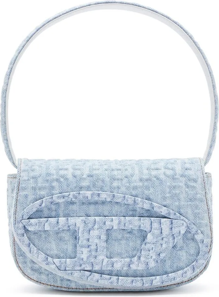 1DR denim shoulder bag
