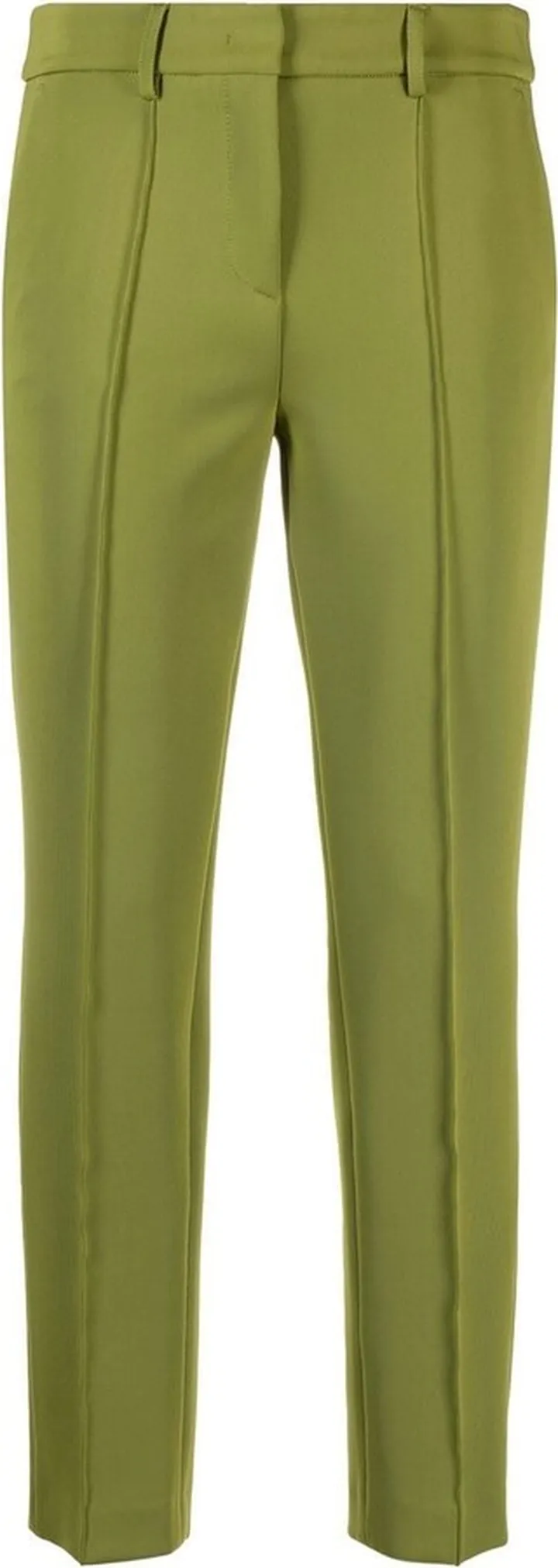 Cropped Straight-Leg Trousers