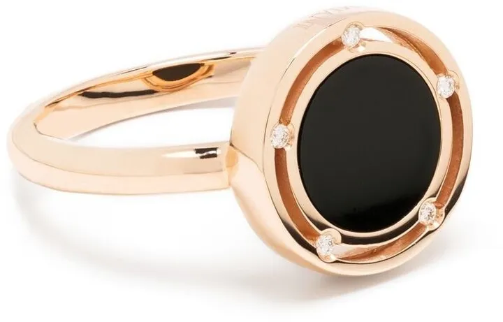 18kt rose gold D.Side diamond ring