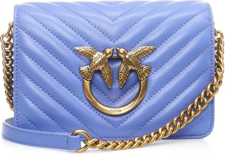 Love-birds Quilted Chain-linked Crossbody Bag