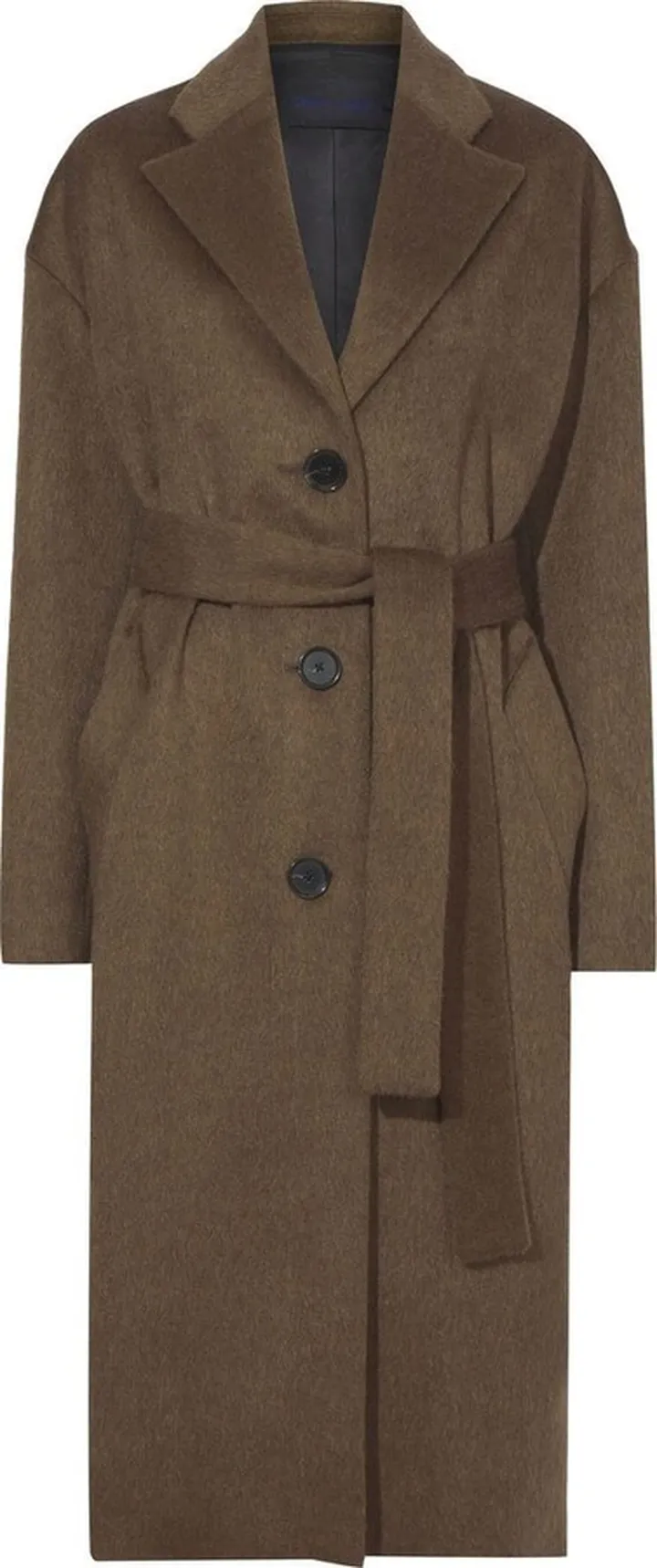 Belted Single-Breasted Coat