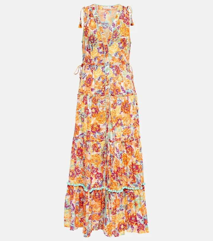 Ivy floral maxi dress