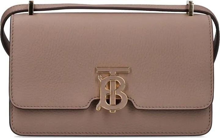 Mini elongated TB shoulder bag