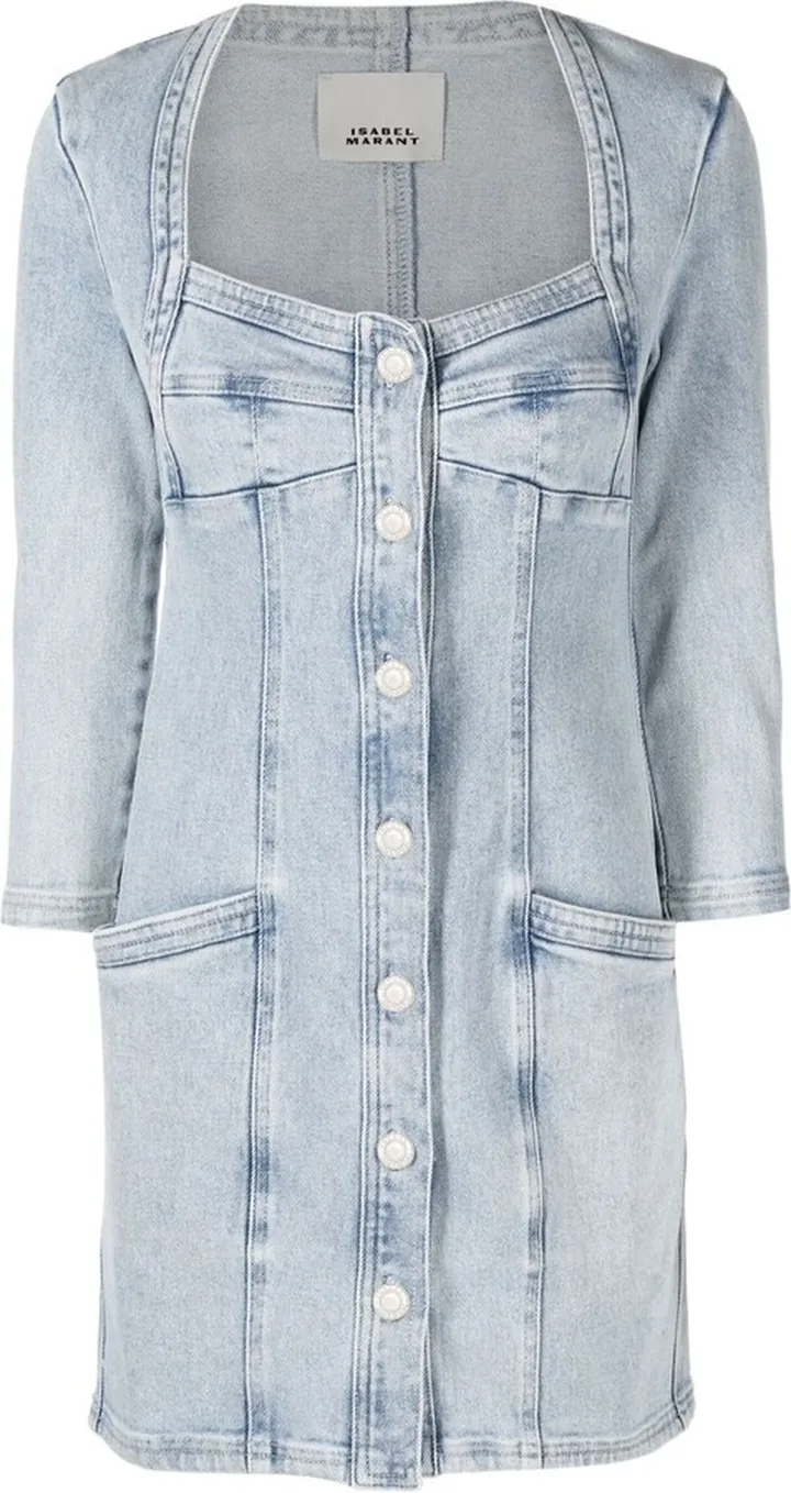 Blue Denim Mini Dress