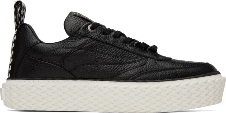 Lanvin Black Curbies Sneakers