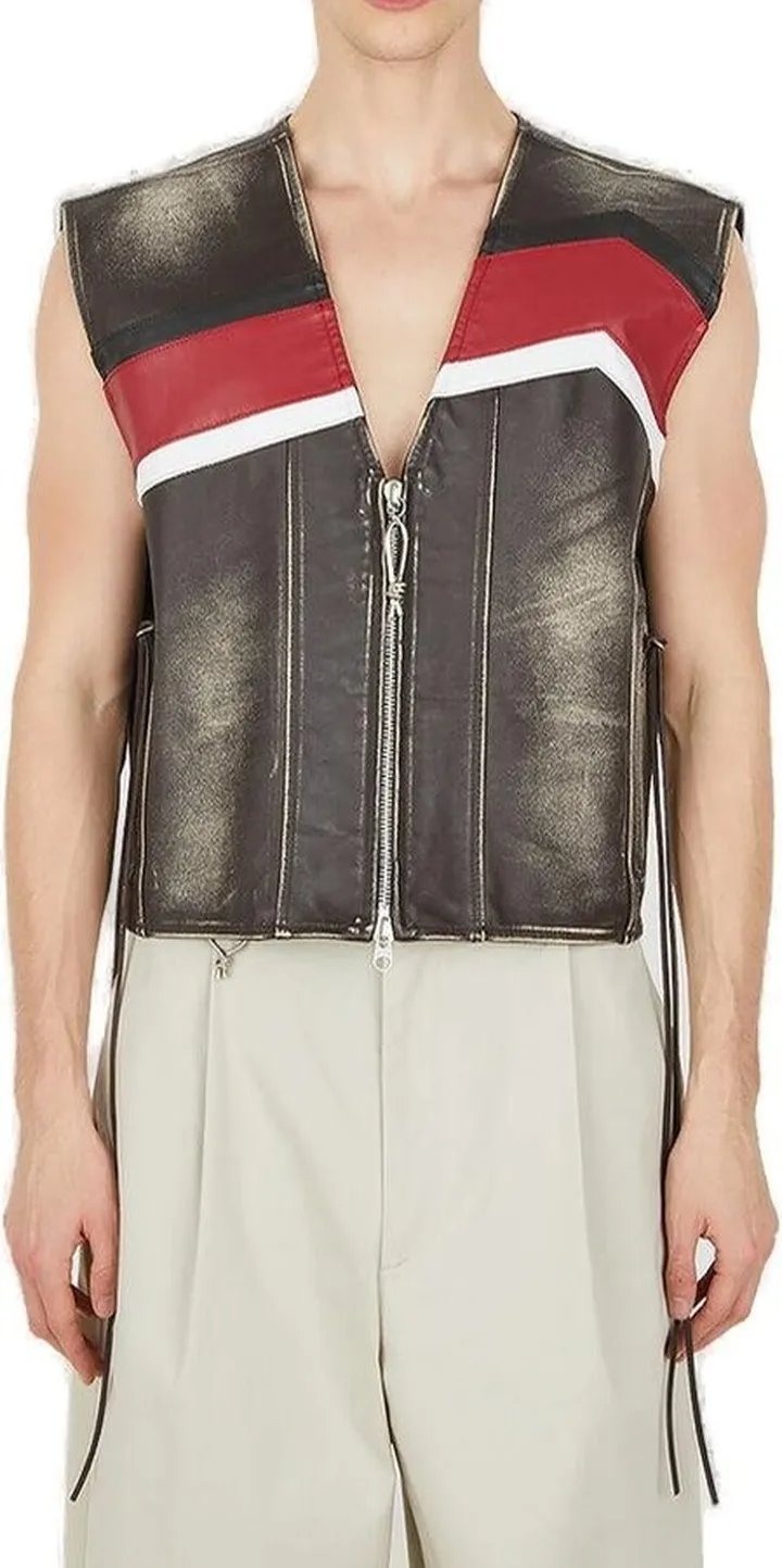 Eytys Harper Graphic Vintage Sleeveless Jacket