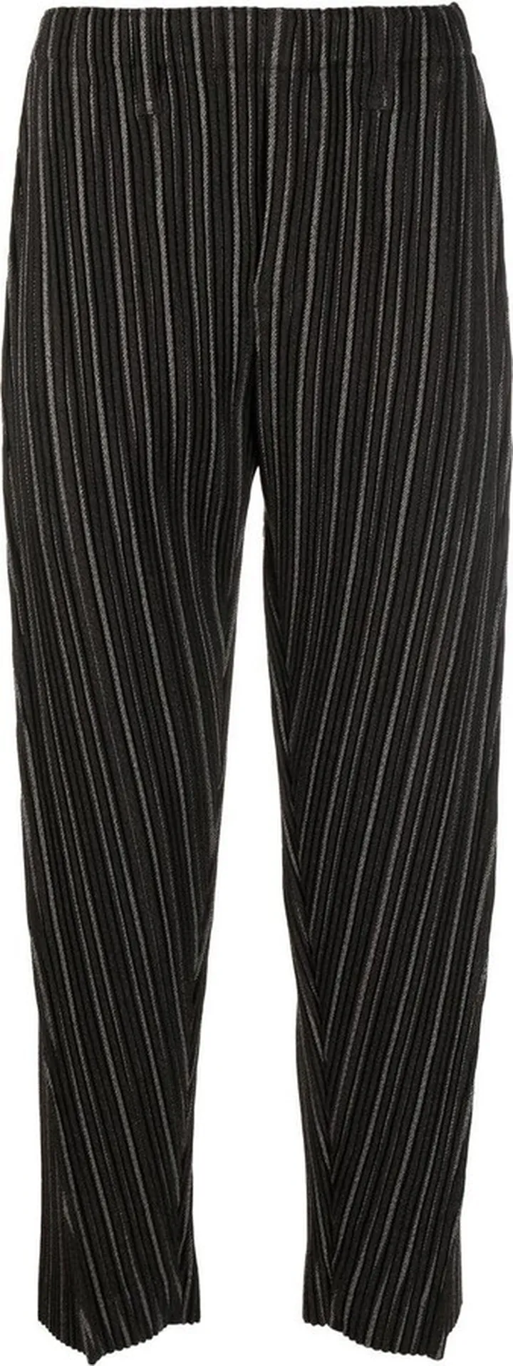Pleated Cropped Trousers