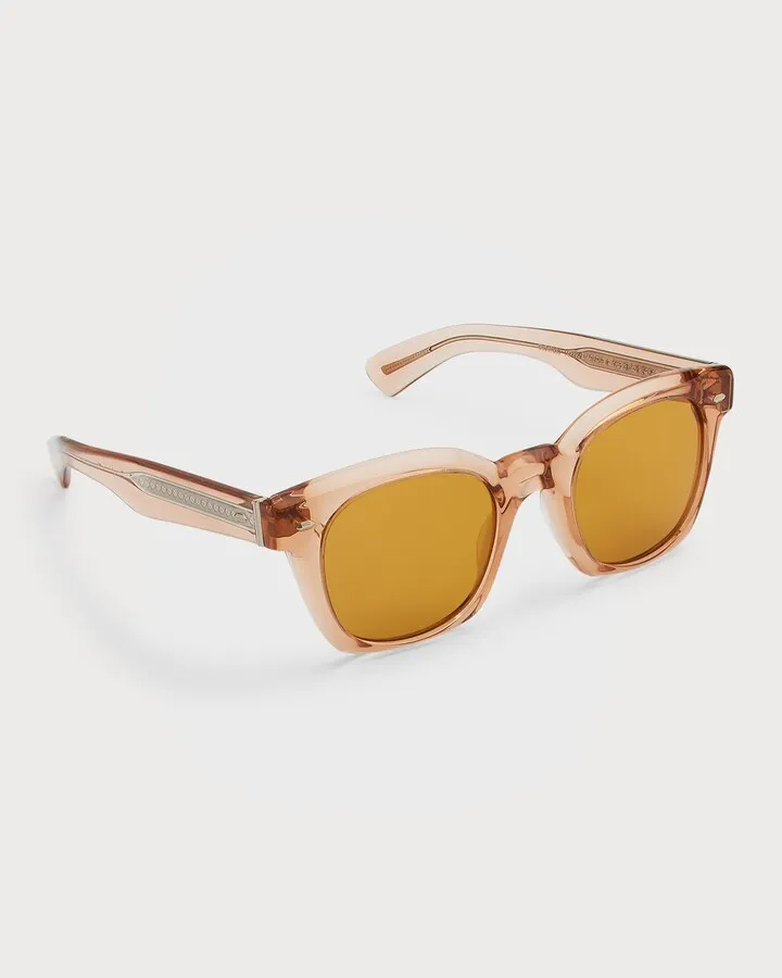 Merceaux Round Keyhole Sunglasses