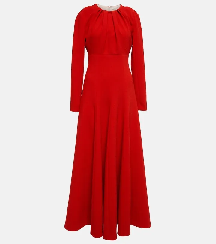 Elmira crepe midi dress