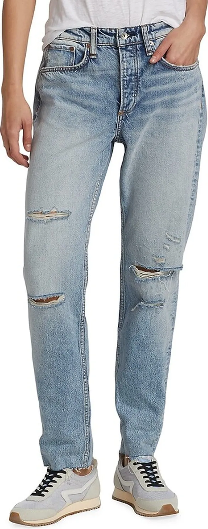 Rosa Mid-Rise Boyfriend Jeans