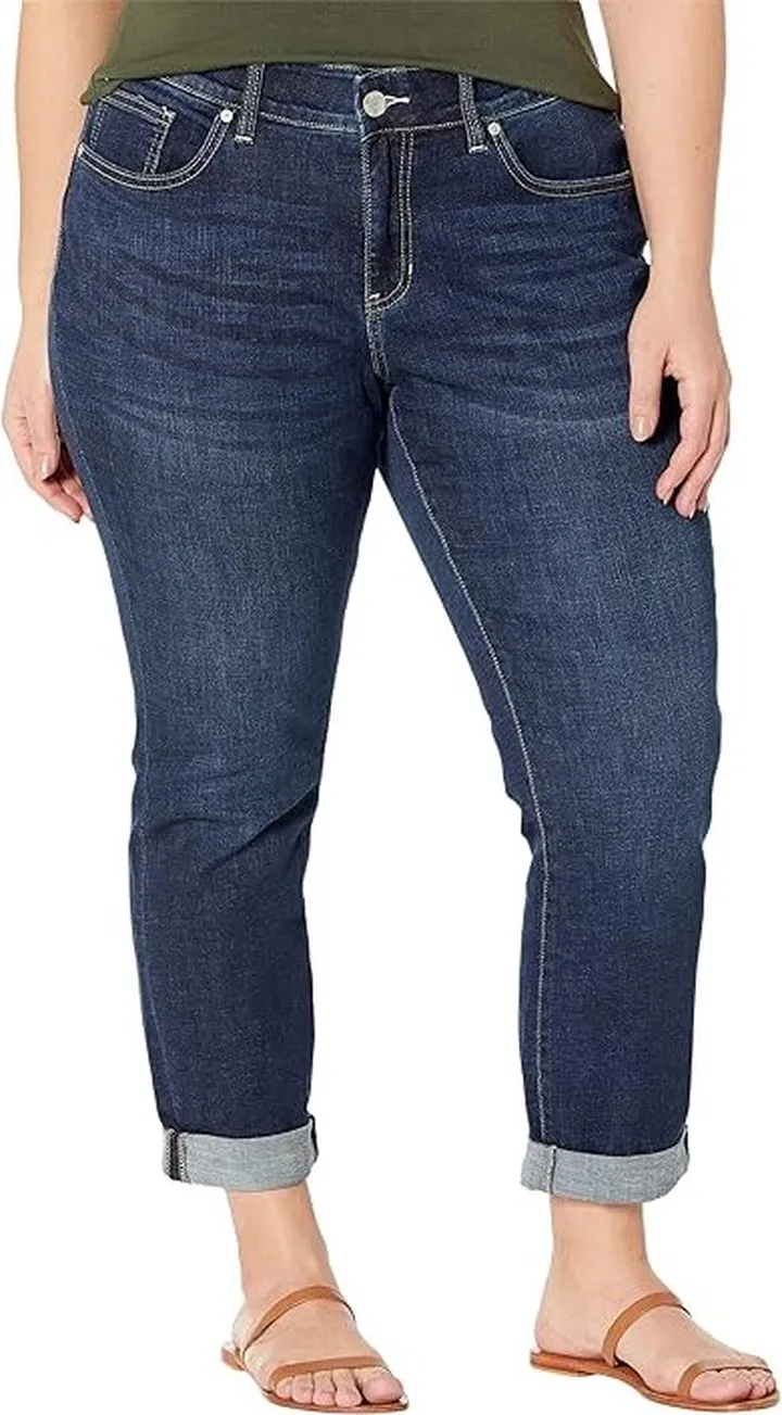 Jag Jeans Plus Size Carter Girlfriend Jeans (Night Breeze) Women's Jeans