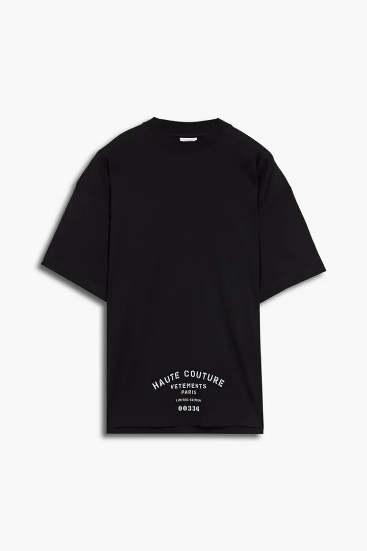 Maison du Couture printed cotton-blend jersey T-shirt