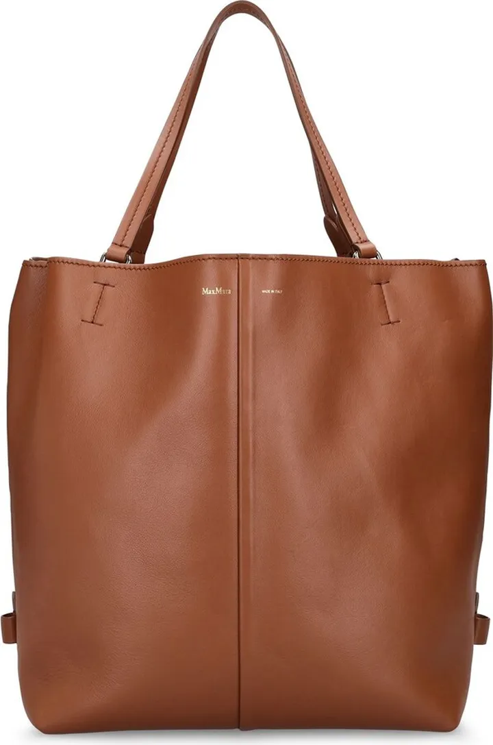 Medium Plage leather tote bag