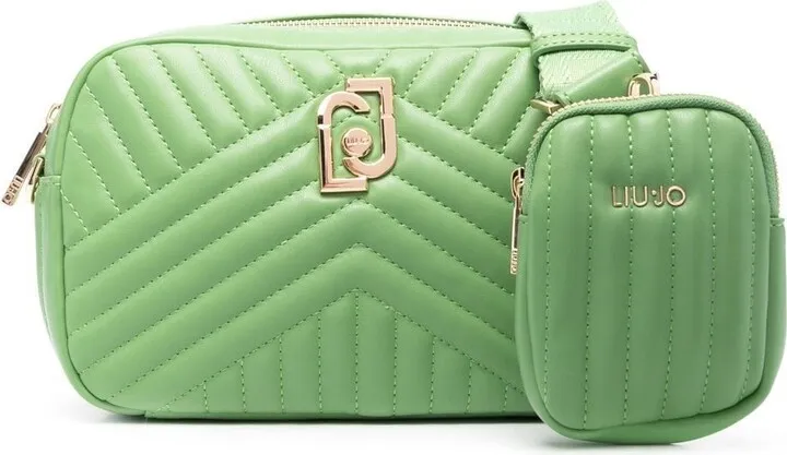 Quilted Faux Leather Shoulder Bag