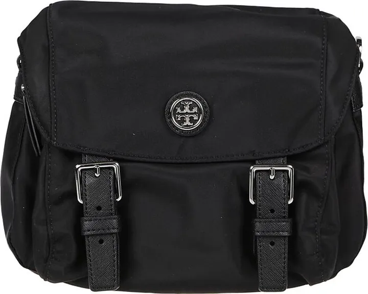 Tory Burch Logo Plaque Small Messenger Bag