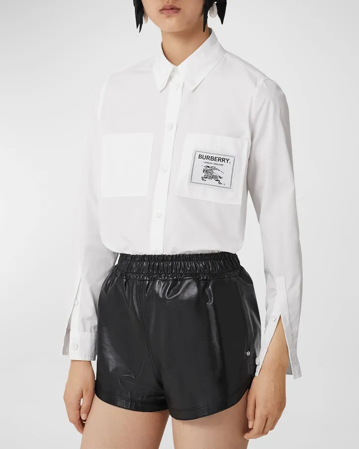 Paola EKD Label Collared Shirt