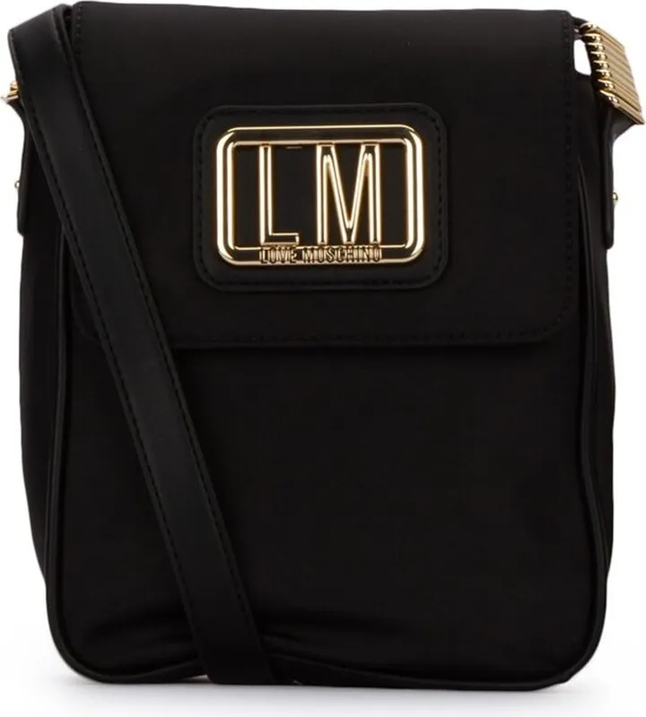 Love Moschino Logo Plaque Messenger Bag