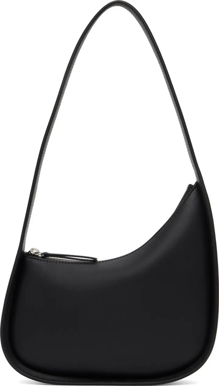 The Row Black Half Moon Bag