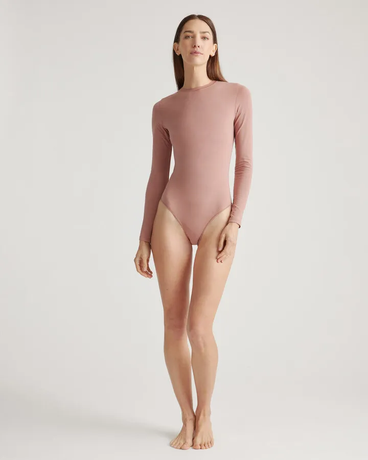 Everyday Cotton Long Sleeve Crewneck Bodysuit