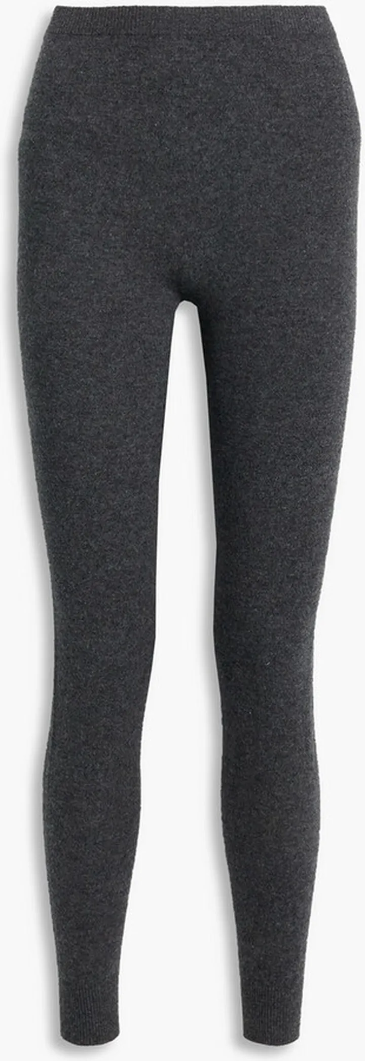 Mélange cashmere leggings