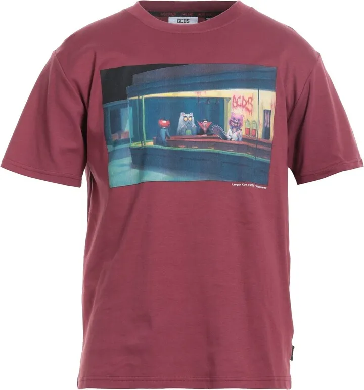 T-shirt Burgundy