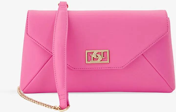 Womens Fuchsia-synthetic Elissia Woven Cross-body bag