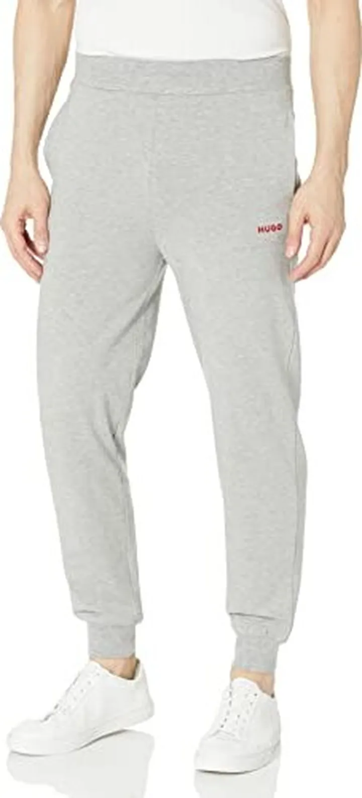 HUGO Mens Hit Logo Cuffed Lounge Casual Pants