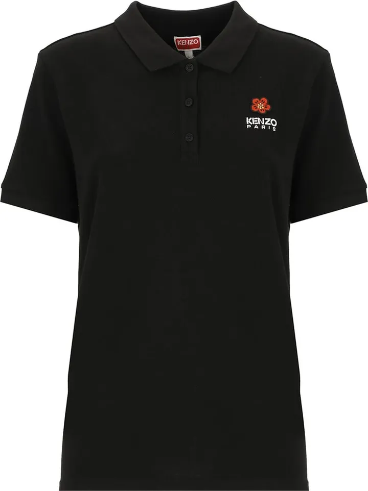 Cotton Polo Shirt With Embroidery from Kenzo: