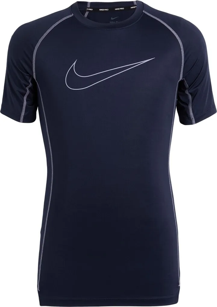 Nike Pro Dri-fit Men's Tight Fit Short-sleeve Top T-shirt Midnight Blue