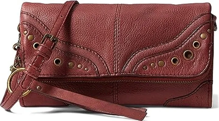 Frye Zuri Wallet Crossbody (Burgundy) Handbags