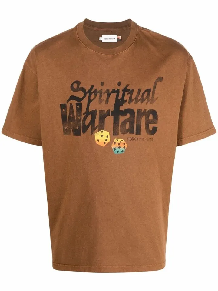 Ankh graphic-print T-shirt
