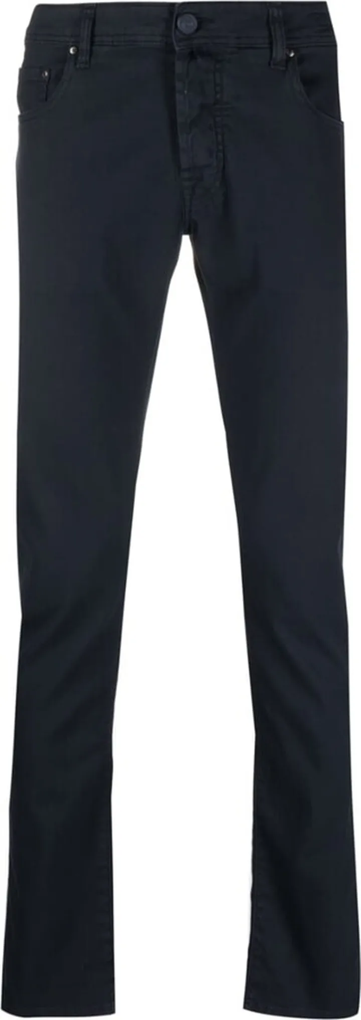 Logo-Patch Skinny Trousers