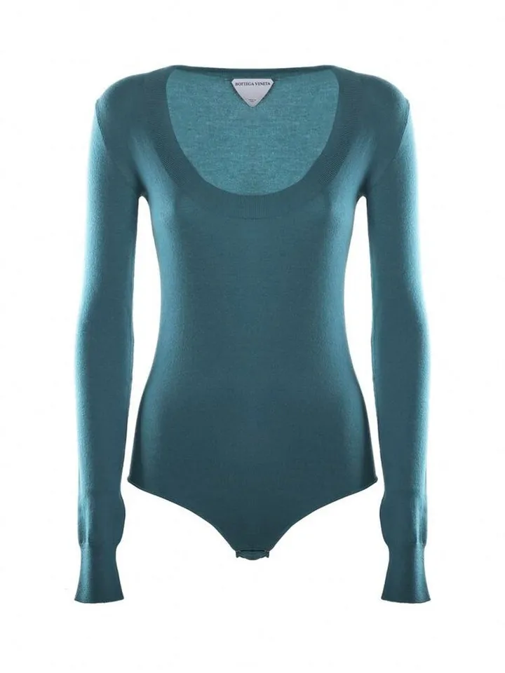 Bottega Veneta Scoop-Neck Knit Bodysuit