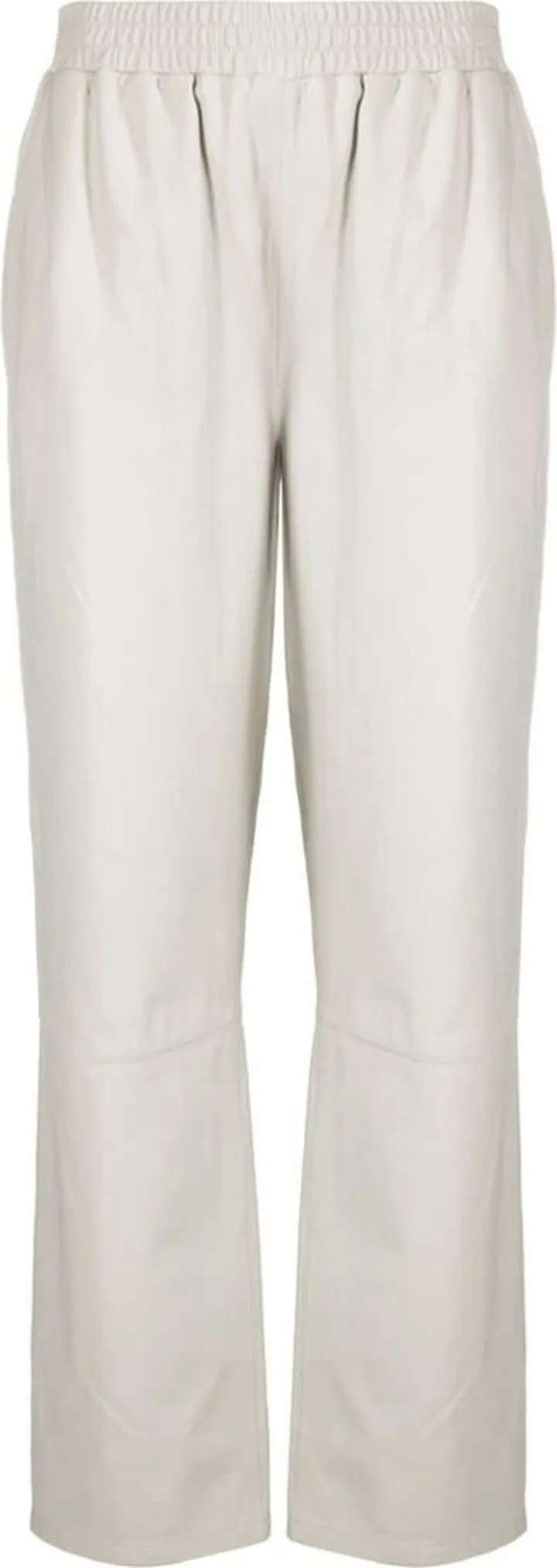 Straight-Leg Leather Trousers