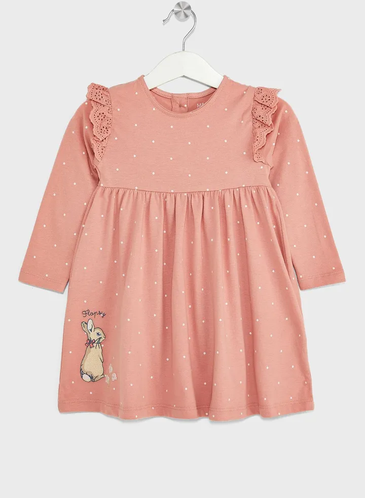 Kids Polka Dot Midi Dress