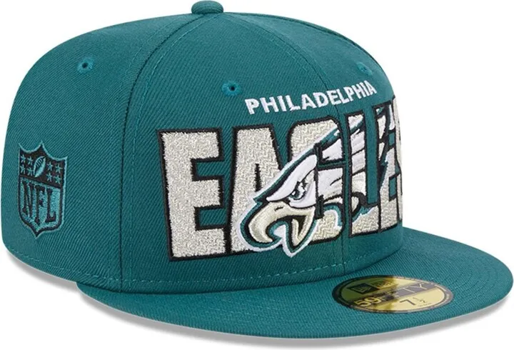 Men's New Era Midnight Green Philadelphia Eagles 2023 Nfl Draft 59FIFTY Fitted Hat