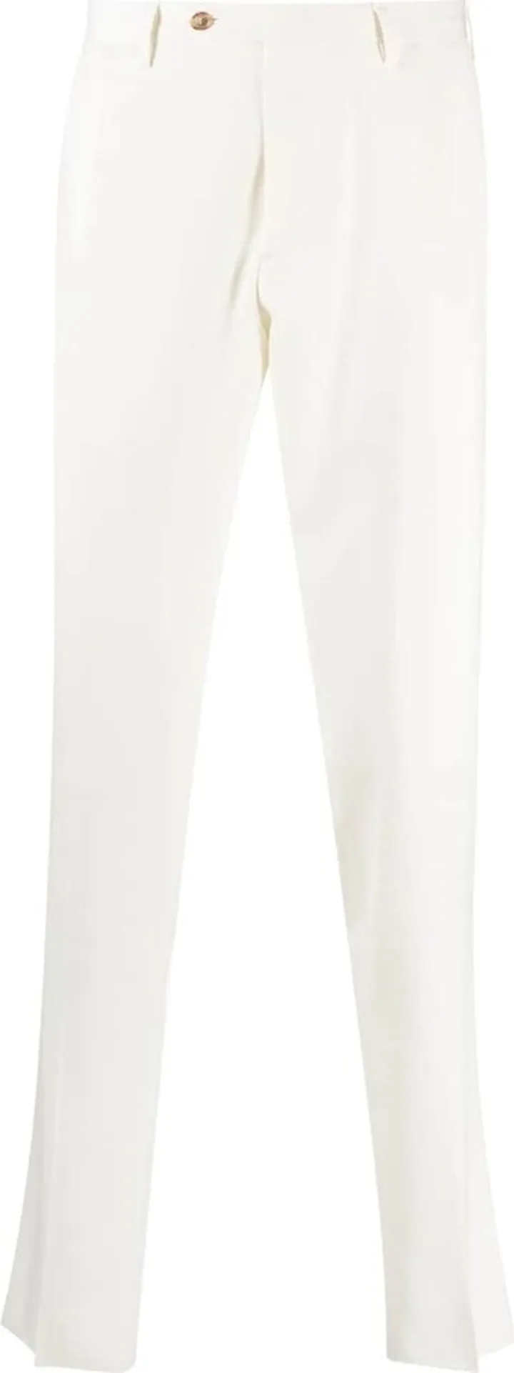 Mid-Rise Straight-Leg Trousers