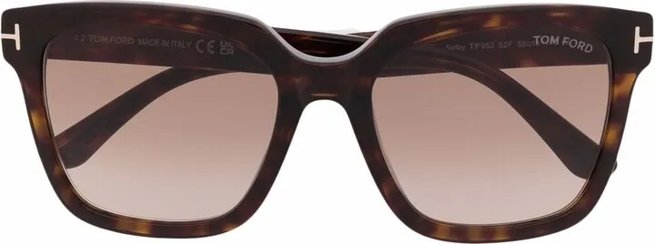 Tortoiseshell-Frame Sunglasses